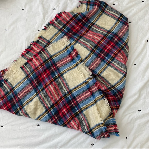 Plaid Blanket Scarf - Picture 2 of 2